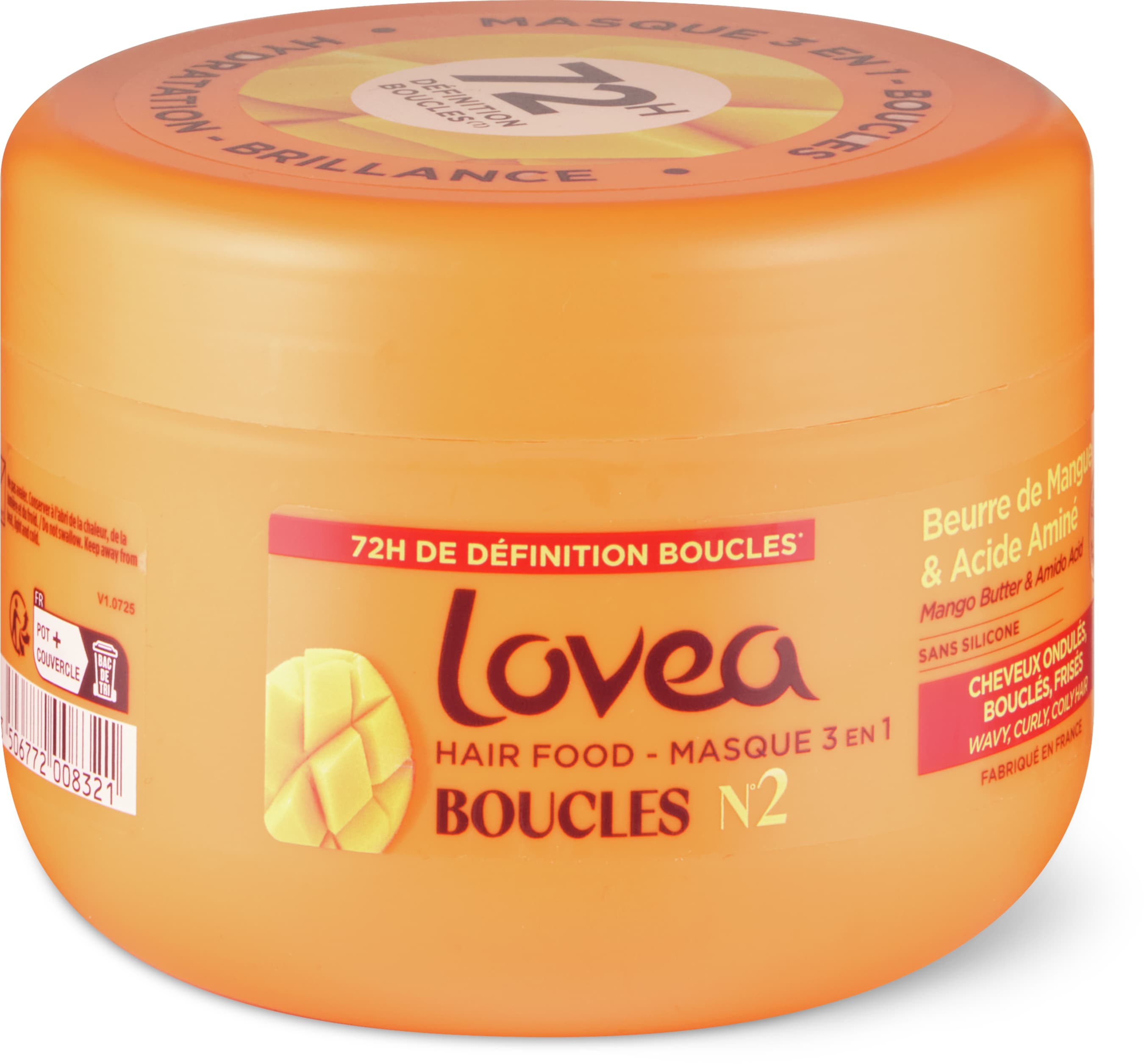 Curl Hair Food Maske Mangobutter & Aminosäure